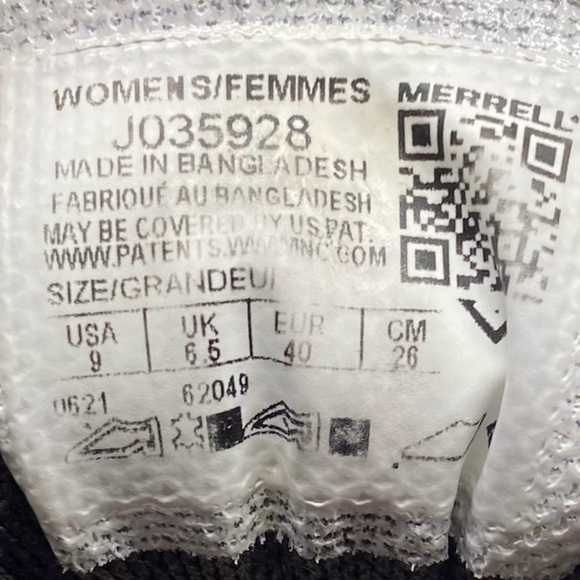 Merrell Womens Shoes Oakcreek Hiking Shoes Sz 9 Green Purple Low Top Waterproof - Picture 8 of 10